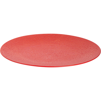 Plate_coupe_Palmer_Cubical_27_cm_Red_Stoneware_Stück_e__1_stuk_s_