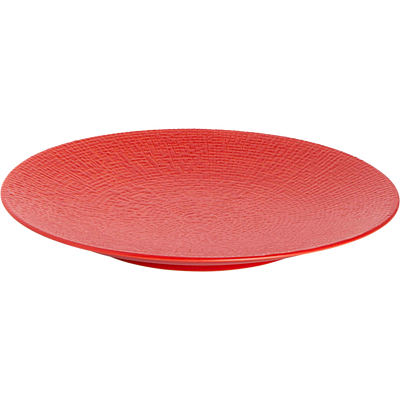 Plate_coupe_Palmer_Cubical_21_cm_Red_Stoneware_Stück_e__1_stuk_s_