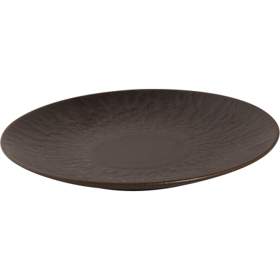 Plate_coupe_Palmer_Ruston_21_cm_Brown_Stoneware_Stück_e__1_stuk_s_