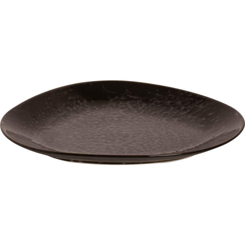 [ Set of 6 ] PLATE 30 OVAL BLACK TAHITI 11.75 inch