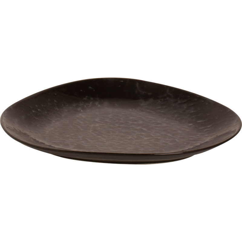 [ Set of 6 ] PLATE 22 OVAL BLACK TAHITI 8.5 inch