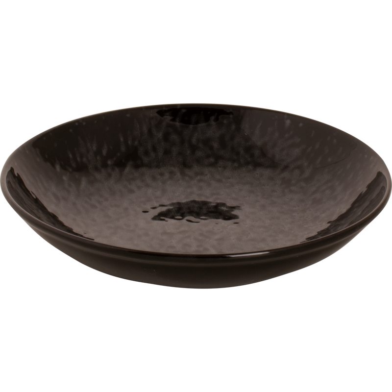 [ Set of 6 ] PLATE DEEP 25 BLACK TAHITI 10 inch / 43 OZ