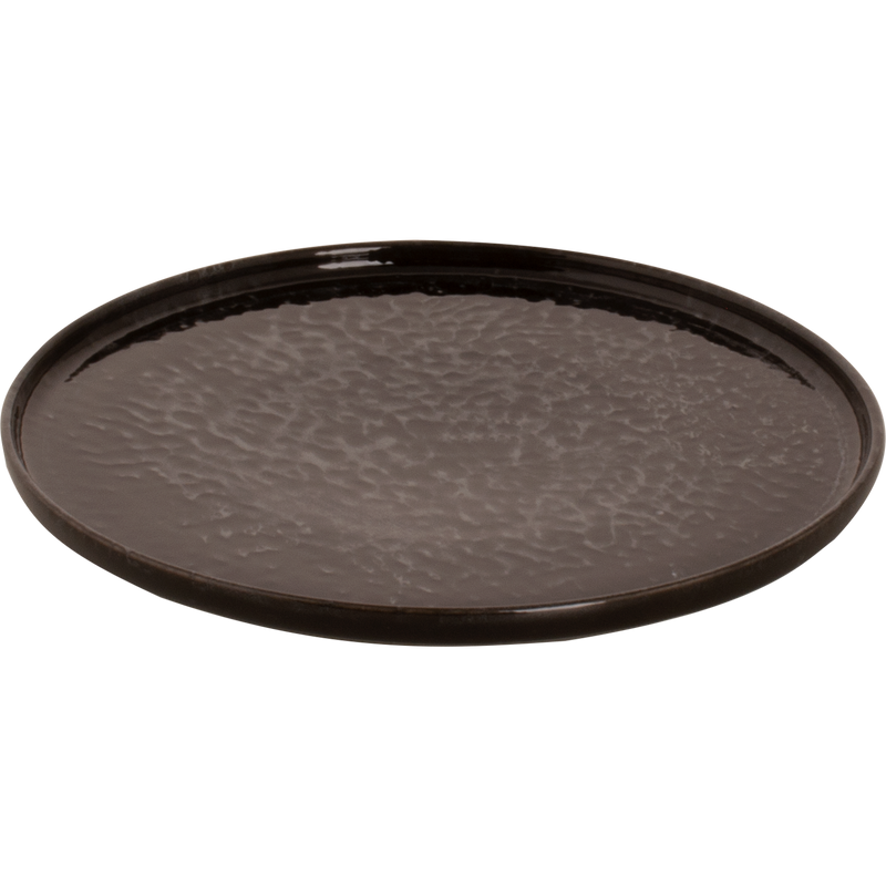 [ Set of 6 ] PLATE 20 BLACK TAHITI 8 inch