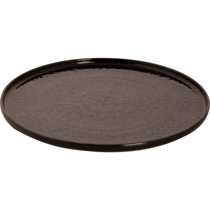 [ Set of 12 ] PLATE 28 BLACK TAHITI 11 inch