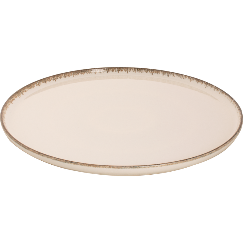 [ Set of 12 ] PLATE 28 CREAM AKOYA 11 inch