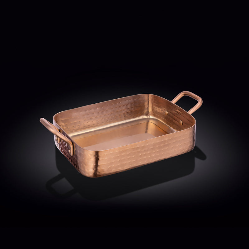 RECTANGULAR FRY PAN WITH 2 SIDE HANDLES 6.25" X 4.75" X 1.5" | 16 X 12 X 3.8 CM