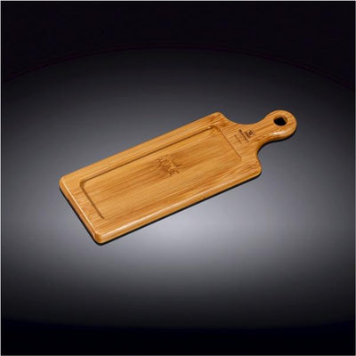 Set Of 10 Bamboo Tray 8" inch X 2.75" inch | For Appetizers / Barbecue