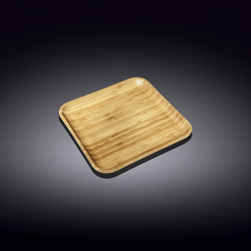 Bamboo Square Plate 5" inch X 5" inch | For Appetizers