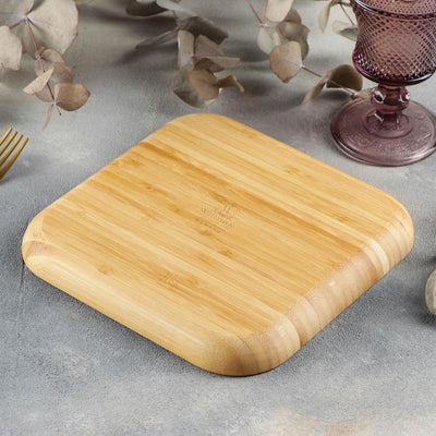 Bamboo Square Plate 6" inch X 6" inch |For Appetizers