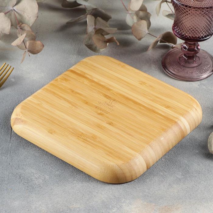 Bamboo Square Plate 6" inch X 6" inch |For Appetizers