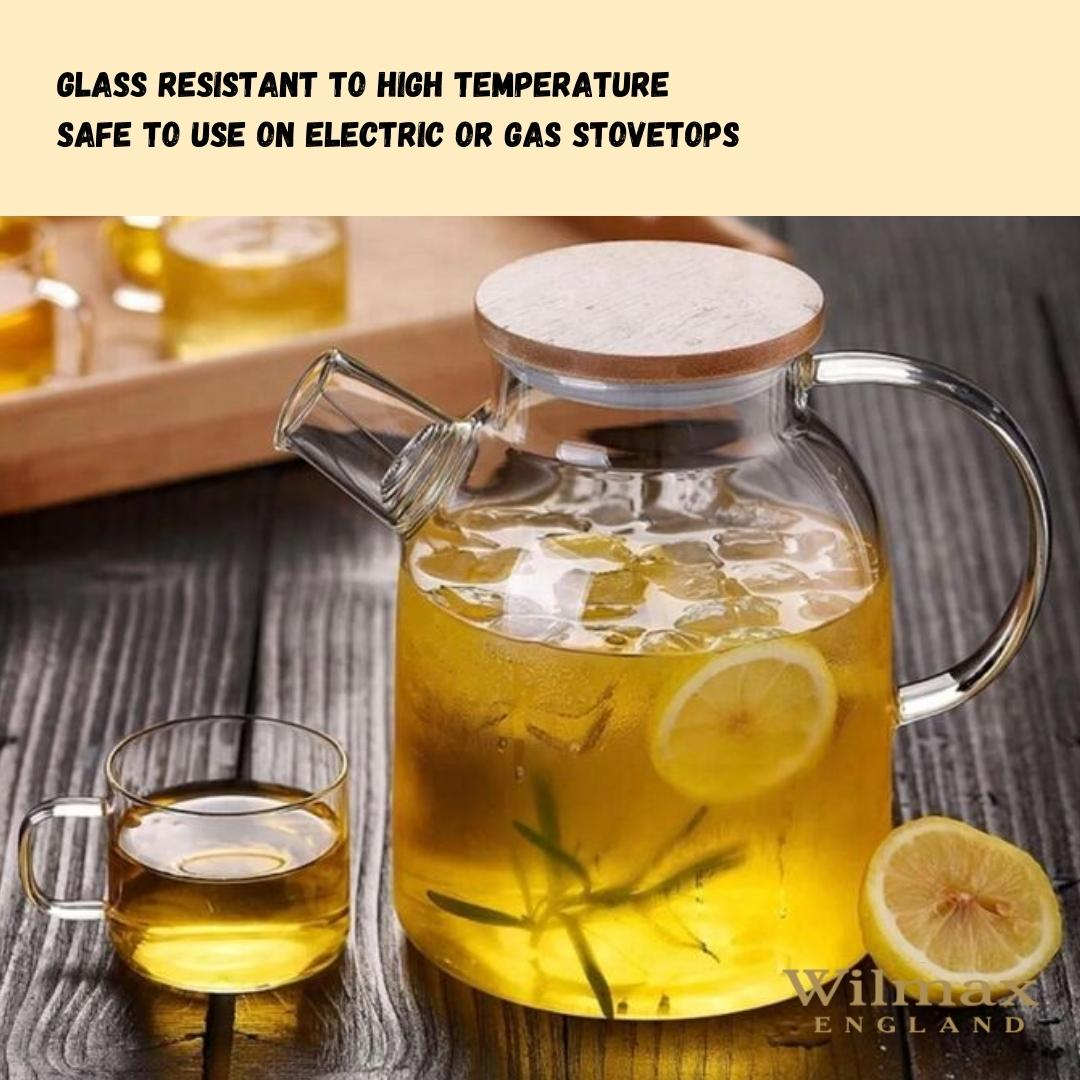 Thermo Glass Tea Pot 32 Fl Oz  High temperature and shock