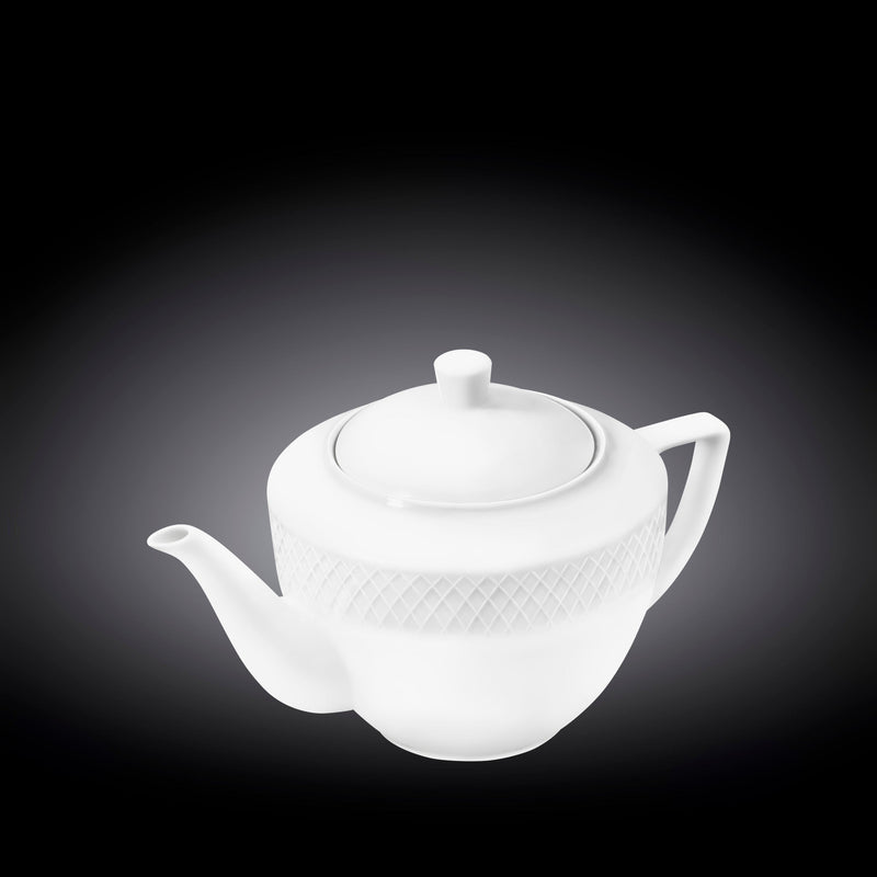 White Teapot 30 Oz | 900 Ml In Gift Box