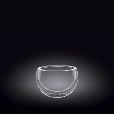 Double-Wall Vacuum Sealed Thermo Glass Bowl 2.7 Fl Oz | 80 Ml