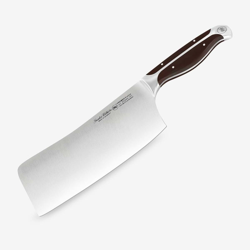 Gunter Wilhelm Premier Meat Cleaver Knife, 8 Inch | Dark Brown ABS Handle SKU: 30-319-0980