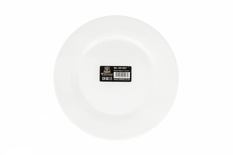 White Dinner Plate 9" inch | 23 Cm