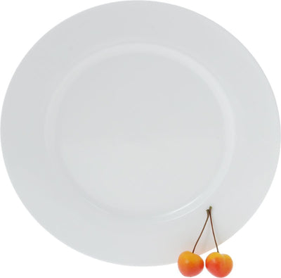 Set Of 6 White Dinner Plate 9" inch | 23 Cm