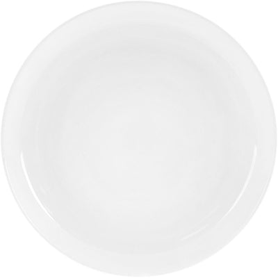 Professional Rolled Rim White Bread Plate 6" inch | 15 Cm