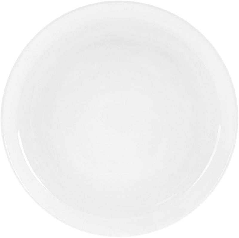 Professional Rolled Rim White Bread Plate 6" inch | 15 Cm