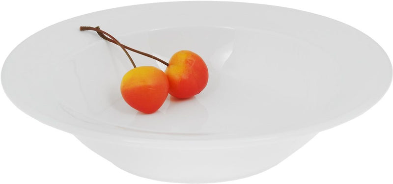 Set Of 6 White Soup Plate 9" inch | 23 Cm 20 Oz | 585 Ml