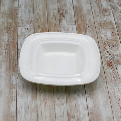 Fine Porcelain Deep Plate 8.5" X 8.5" | 22 Cm X 22 Cm 10 Fl Oz | 300 Ml WL-991021/A