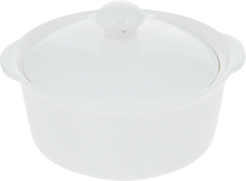 White Soup Cup With Lid 4.5" inch | 9 Fl Oz