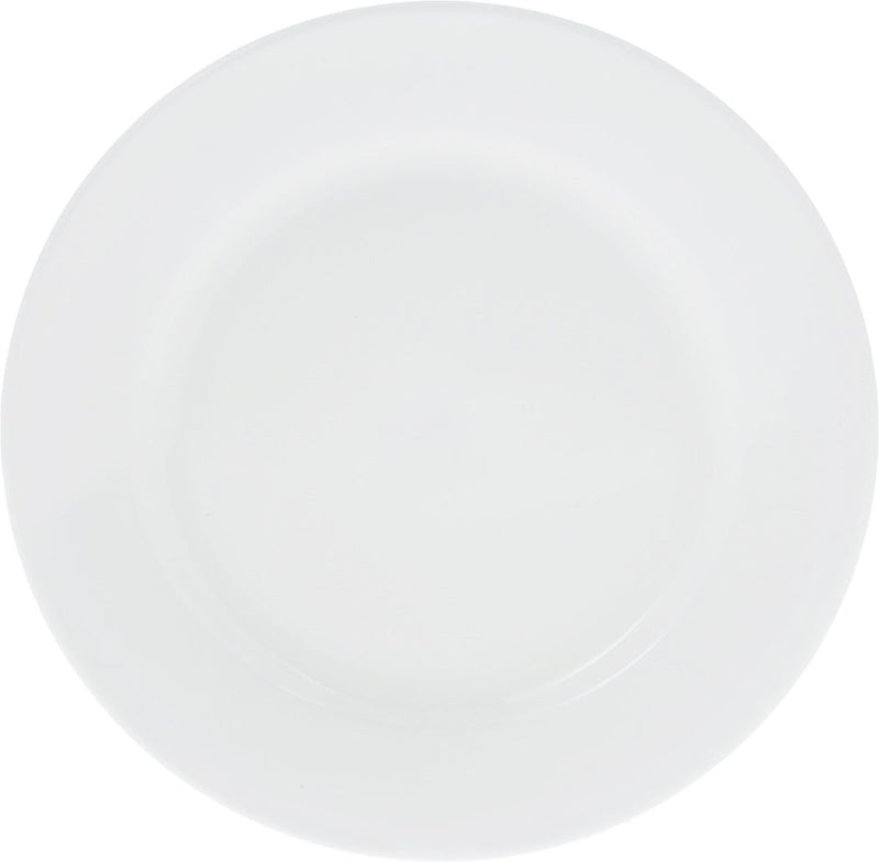 Professional Rolled Rim White Dessert Plate 7" inch | 18 Cm