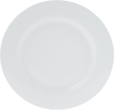 Professional Rolled Rim White Dinner Plate 11" inch | 28 Cm