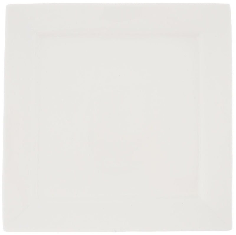 White Dinner Plate 10" inch X 10" inch| 25 X 25 Cm