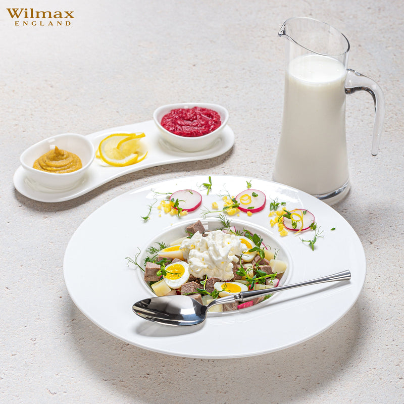 White Deep Plate 11" inch | 28 Cm 9 Fl Oz | 280 Ml