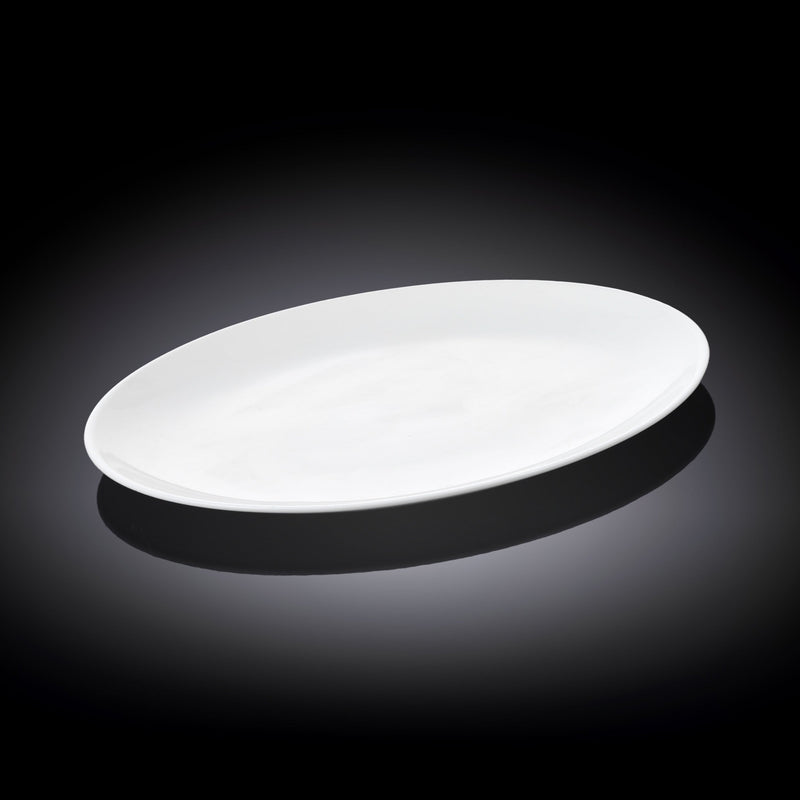 White Oval Plate / Platter 10" inch | 25.5 Cm