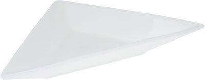 White Triangular Dish 7.5" inch | 18.5 Cm