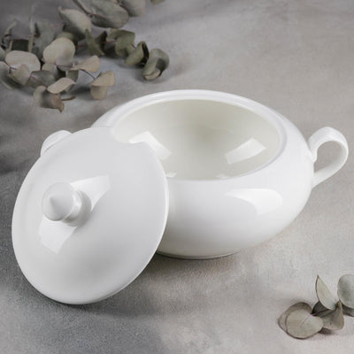 Large White Tureen 95 Oz | 2800 Ml In Colour Box