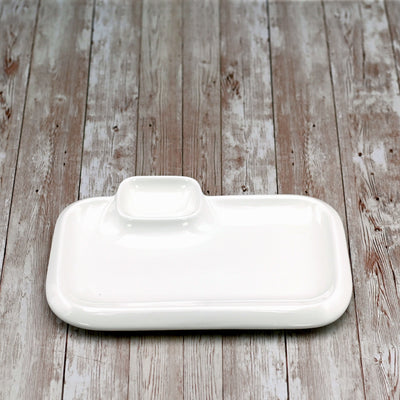 Fine Porcelain Rectangular Platter 8” X 4.5”| 20 X 12 Cm WL-992573/A