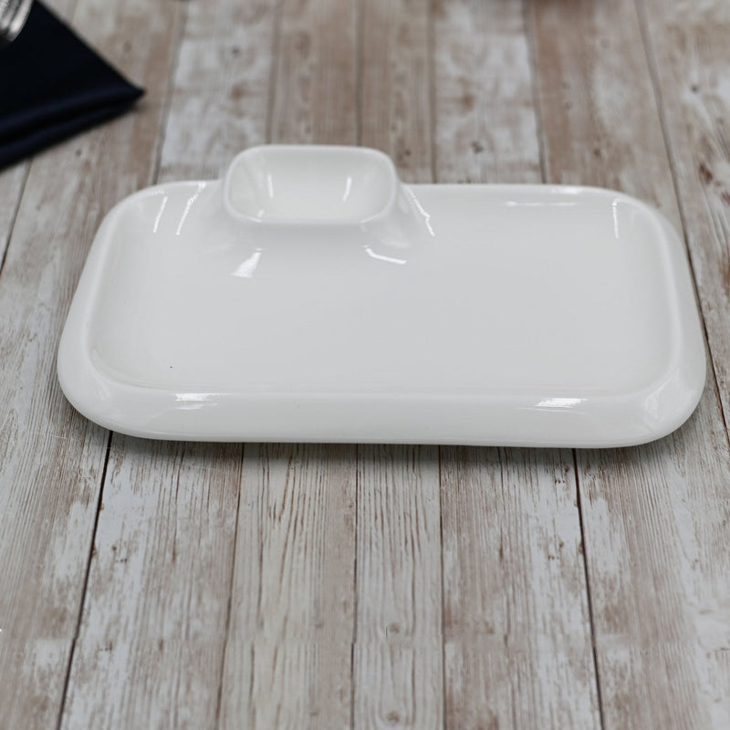 Fine Porcelain Rectangular Platter 10” X 6”| 25.5 X 15 Cm WL-992574/A