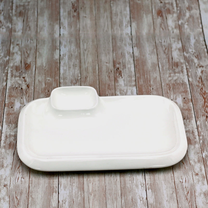 Fine Porcelain Rectangular Platter 14” X 8.5”| 36 X 21.5 Cm WL-992575/A