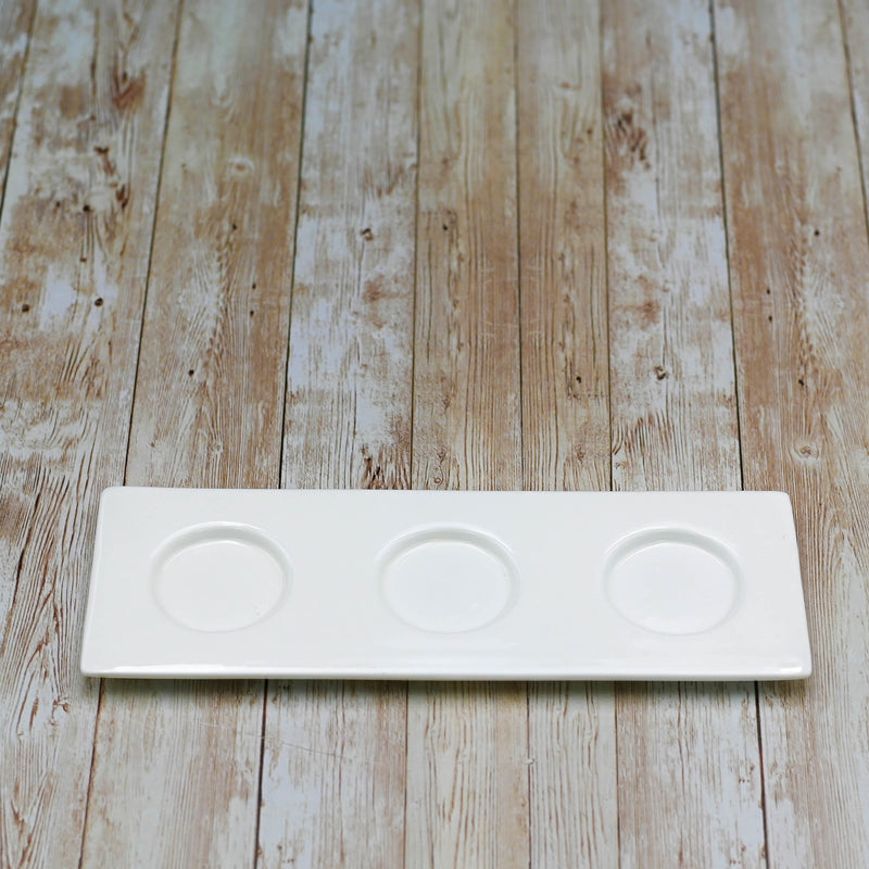 Fine Porcelain Tray 10” X 3.5” | 26 X 9 Cm WL-992591/A