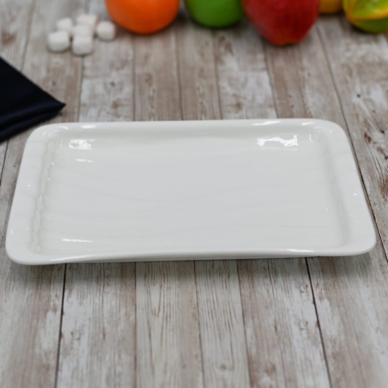 Fine Porcelain Japanese Style Dish 10.5” X 6.5”| 26.5 X 16.5 Cm WL-992593/A