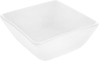 White Square Snack / Sauce Dish 4.75" inch X 4.5" inch X 2.5" inch |11 Fl Oz