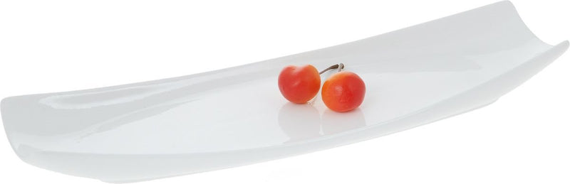 Set Of 3 White Celery Tray / Dish 14" inch X 4.5" inch | 35 X 11 Cm