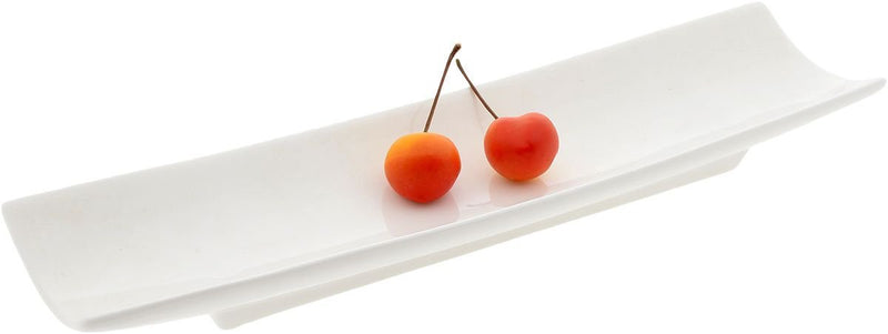 Set Of 3 White Celery Tray / Dish 13" inch X 3.5" inch | 33 X 9 Cm