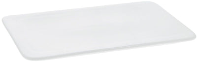 White Rectangle Flat Platter 10" inch X 5.5" inch | 25.5 X 14.5 Cm