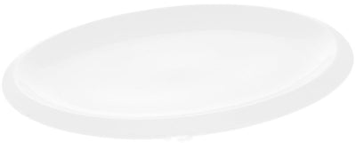 Set Of 3 White Oval Platter 16" inch | 41 Cm