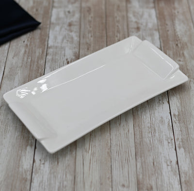 Fine Porcelain Rectangular Platter 11.5” X 6”| 29.5 X 15 Cm WL-992646/A