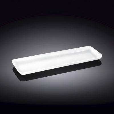 White Rectangle Dish 15.5" inch X 5" inch | 39 X 13 Cm