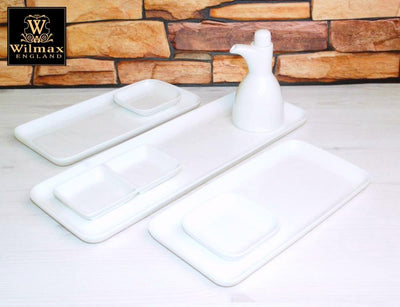 White Rectangle Dish 15.5" inch X 5" inch | 39 X 13 Cm