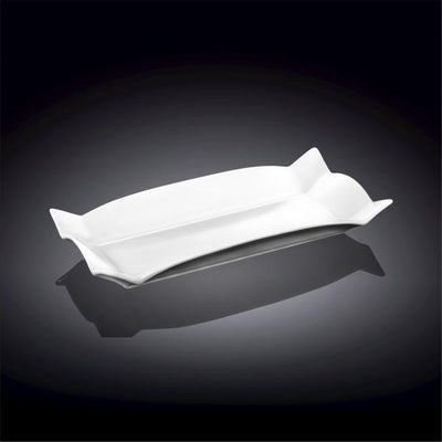 Rectangle White Platter 7.75" inch X 4" inch | 19.5 X 10 Cm