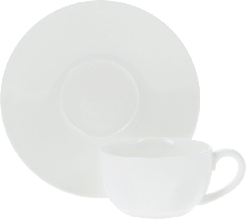 White 8 Oz | 250 Ml Tea Cup & Saucer