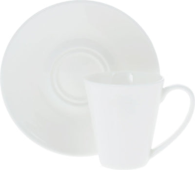 White 4 Oz | 110 Ml Coffee Cup & Saucer