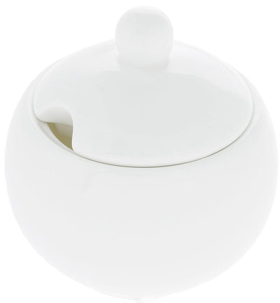 Set Of 6 White Sugar Bowl 11 Oz | 325 Ml