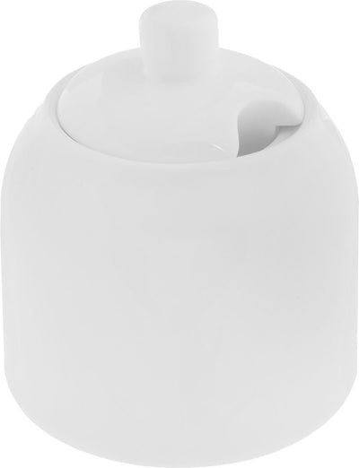 Set Of 6 White Sugar Bowl 9 Oz | 280 Ml